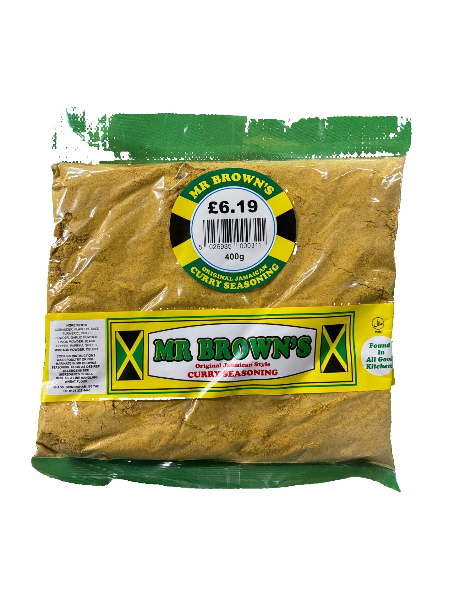 Mr Brown's Original Jamaican Curry Seasoning (400g)