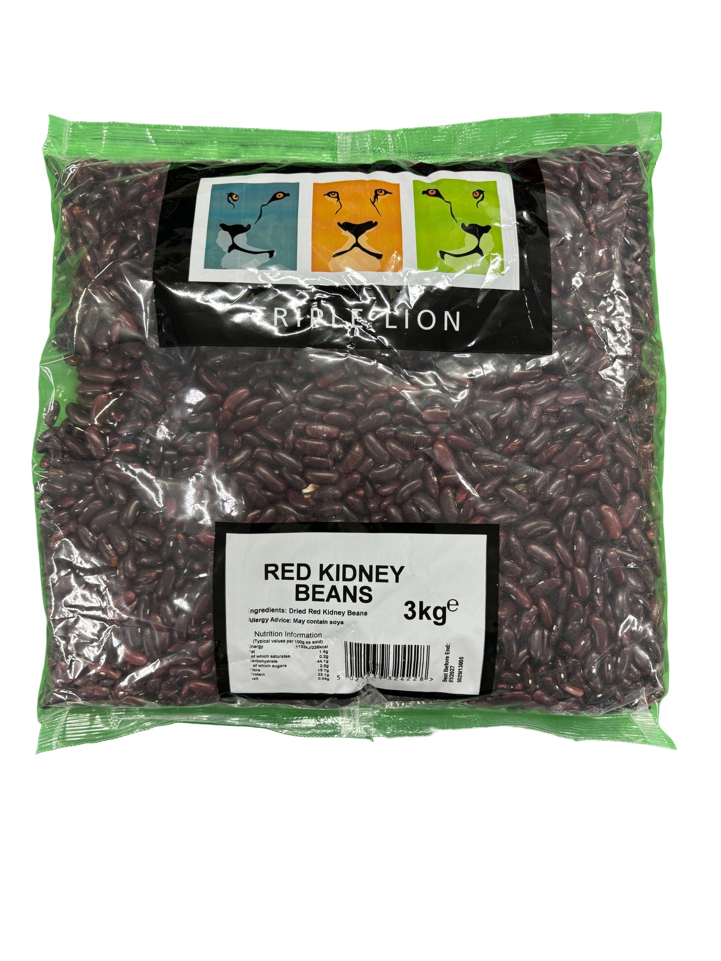 Triple Lion Red Kidney Beans (3KG)