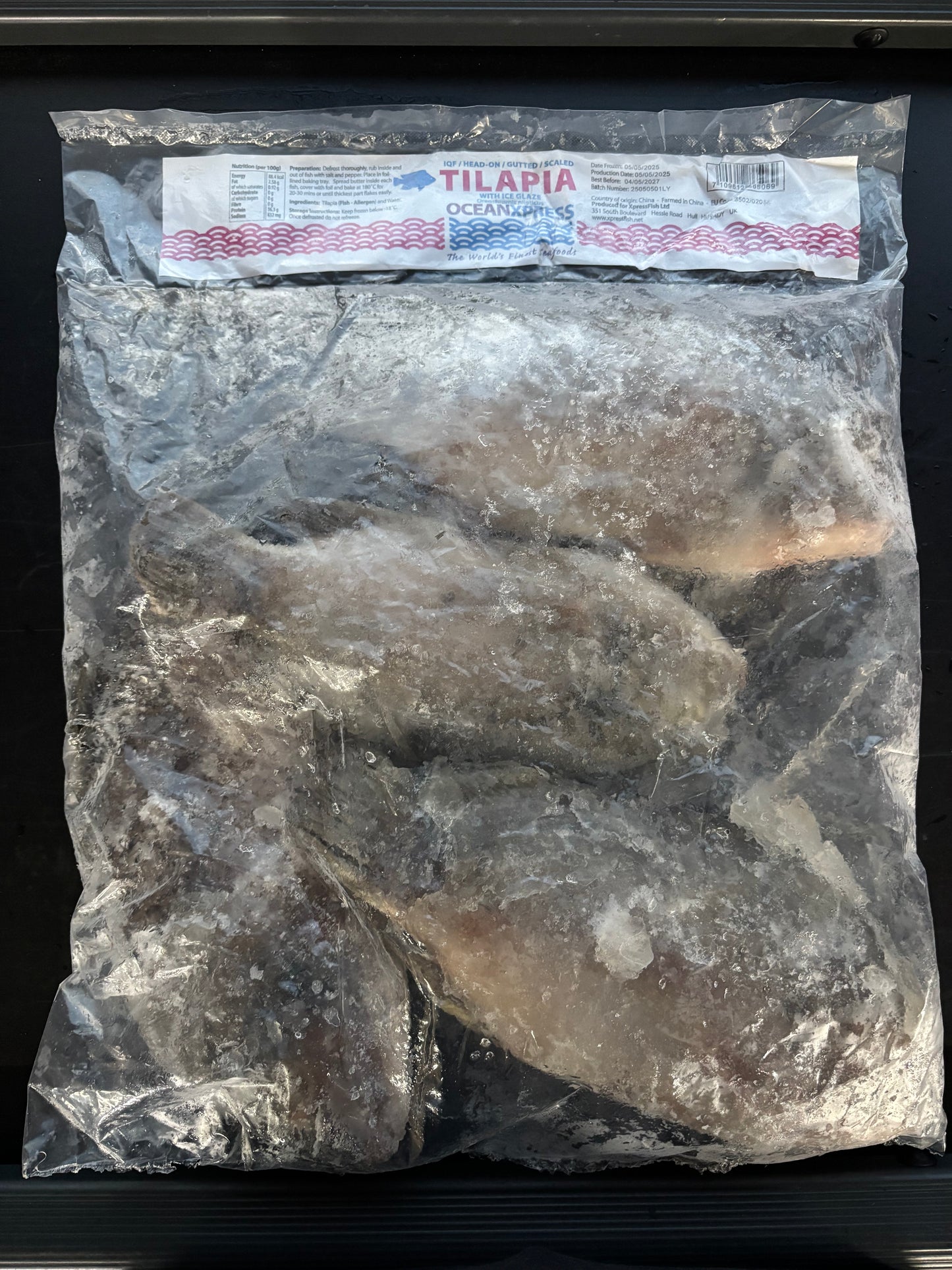 Frozen Tilapia (Medium)- 2KG
