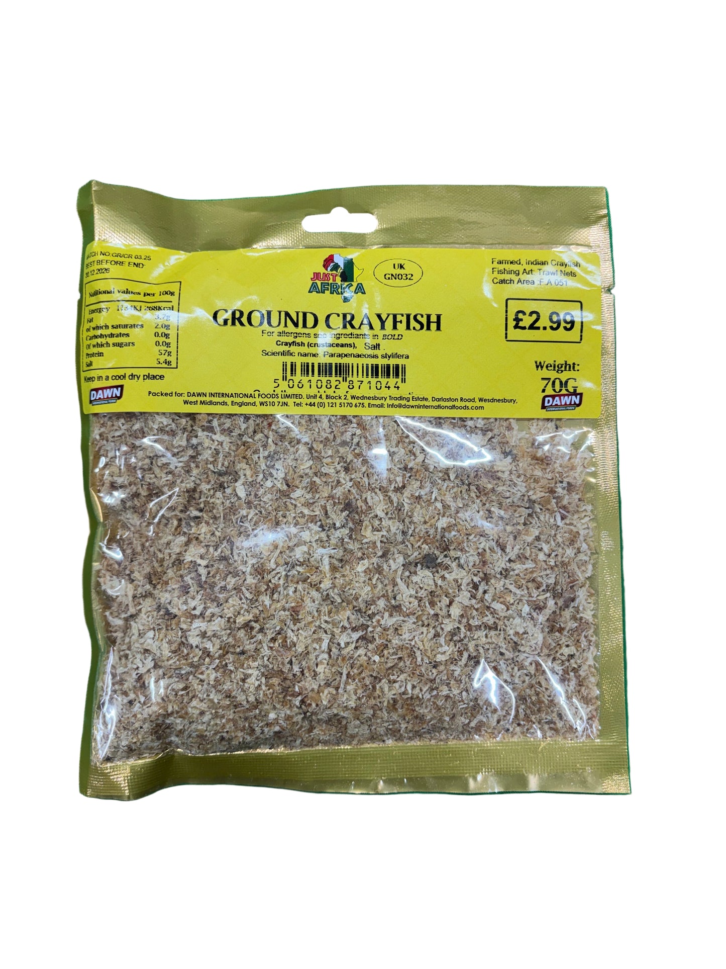 Just Africa Ground Crayfish