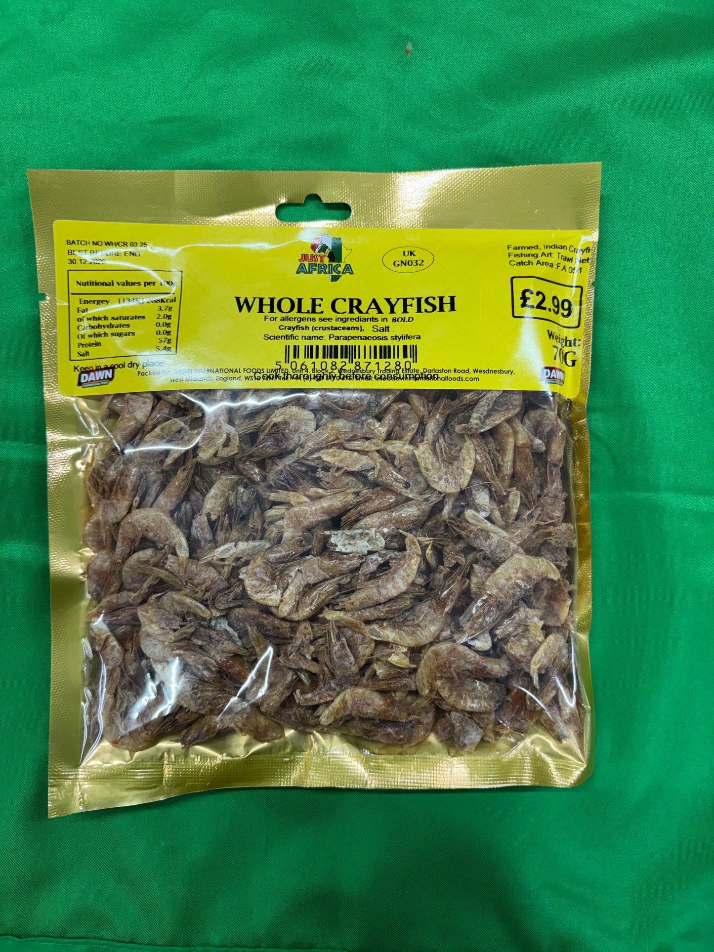 Just Africa Whole Crayfish