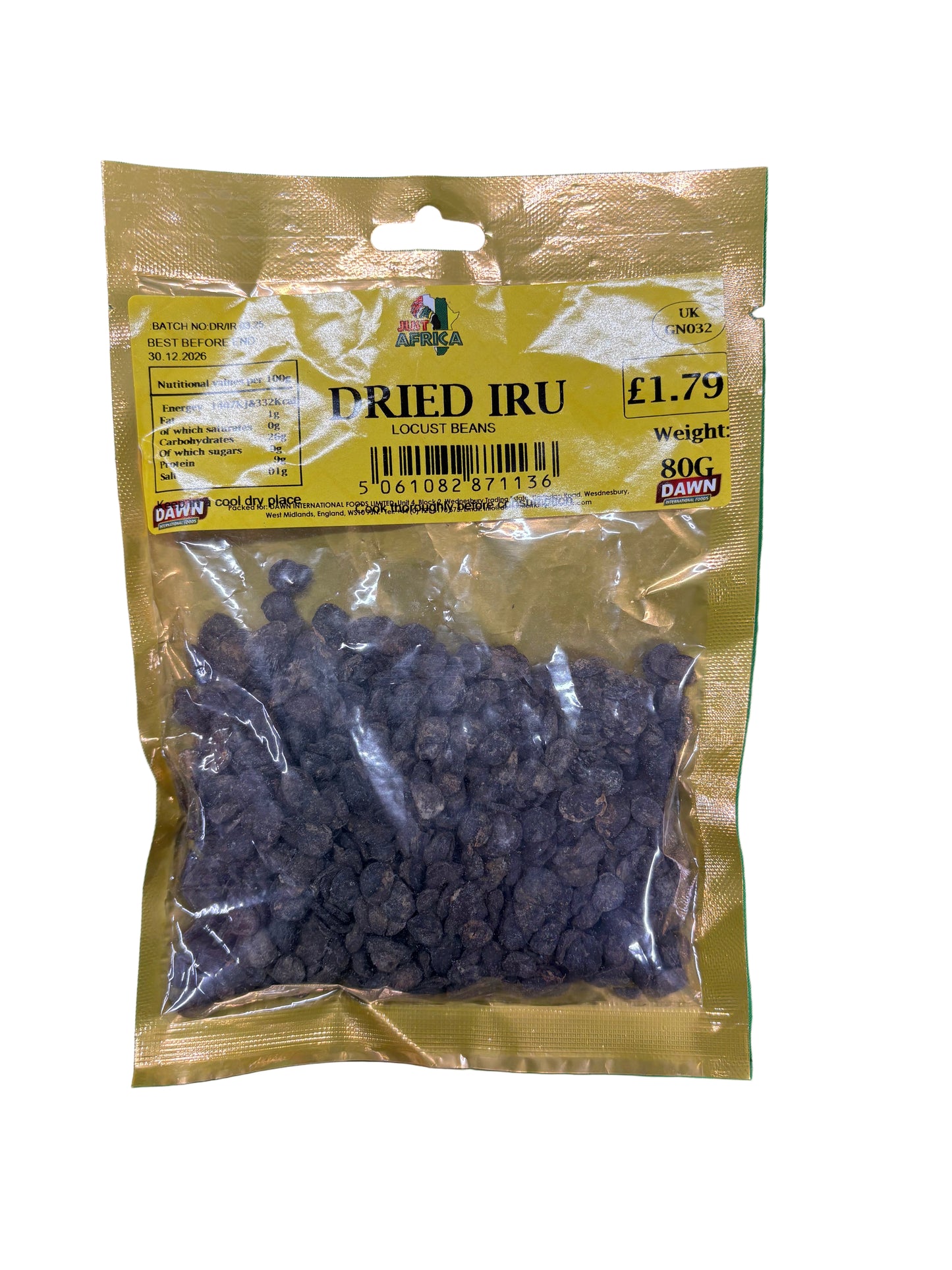 Just Africa Dried IRU (80g)