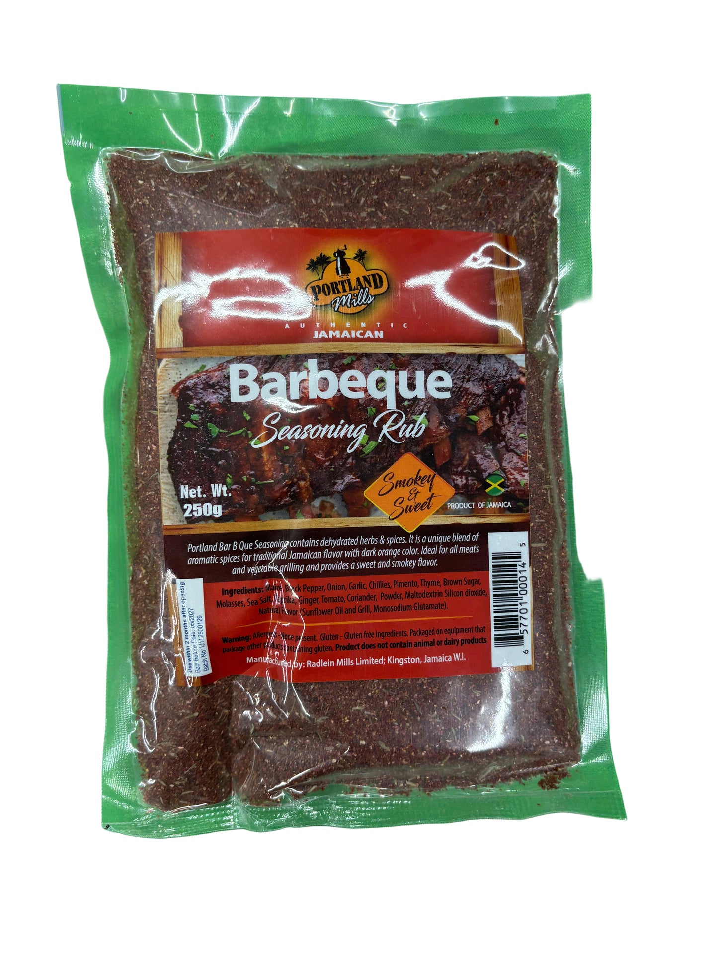 Portland Mills BBQ Seasoning Rub (250g)