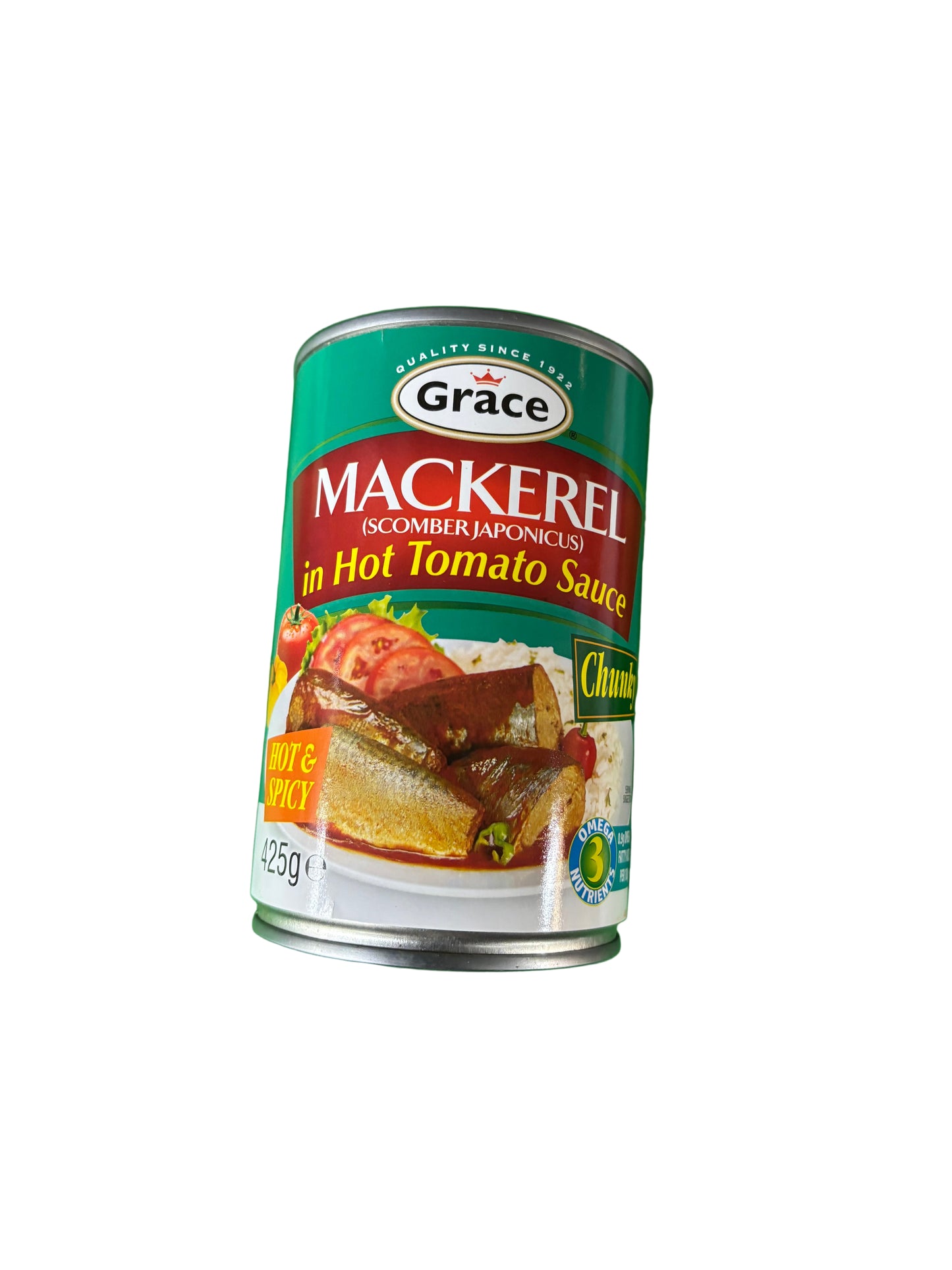Grace Mackerel in Hot Tomato Sauce (425g)