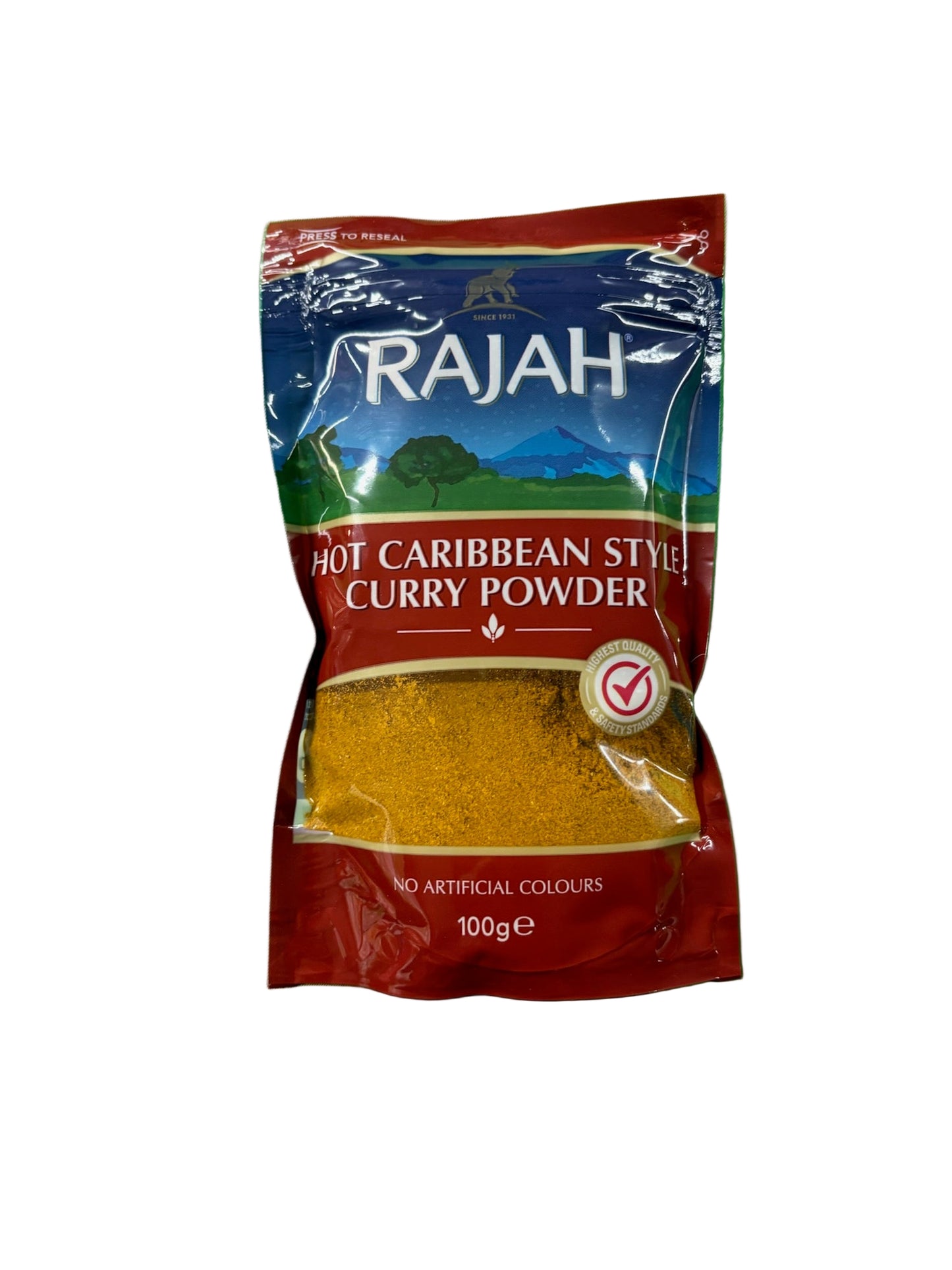 Rajah Hot Caribbean Style Curry Powder (100g)