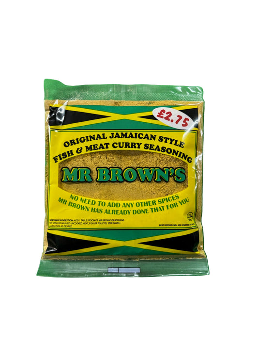 Mr Brown's Original Jamaican Style Fish & Meat Curry Seasoning (140g)