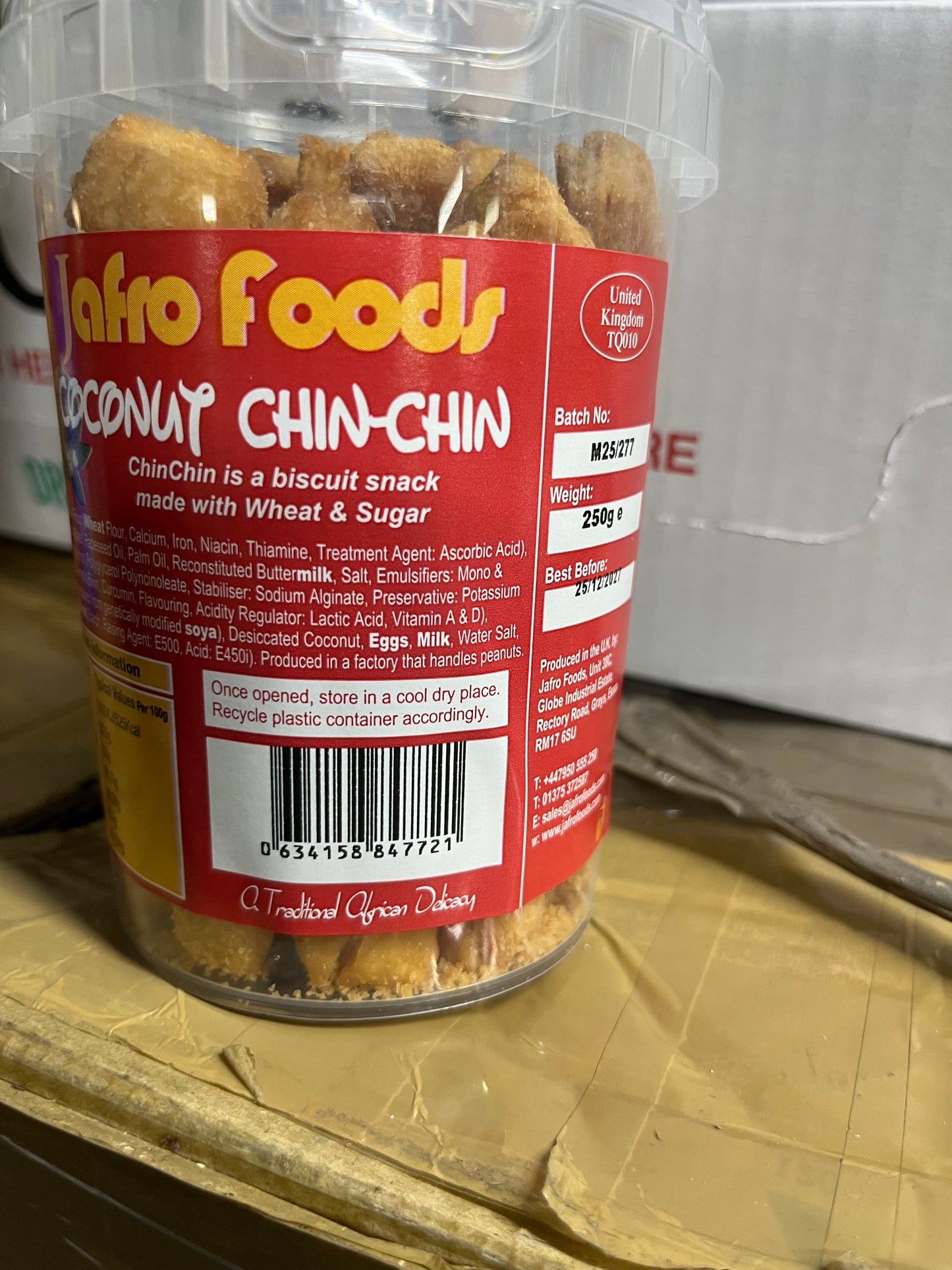 Jafro Foods Coconut Chin-Chin (250g)