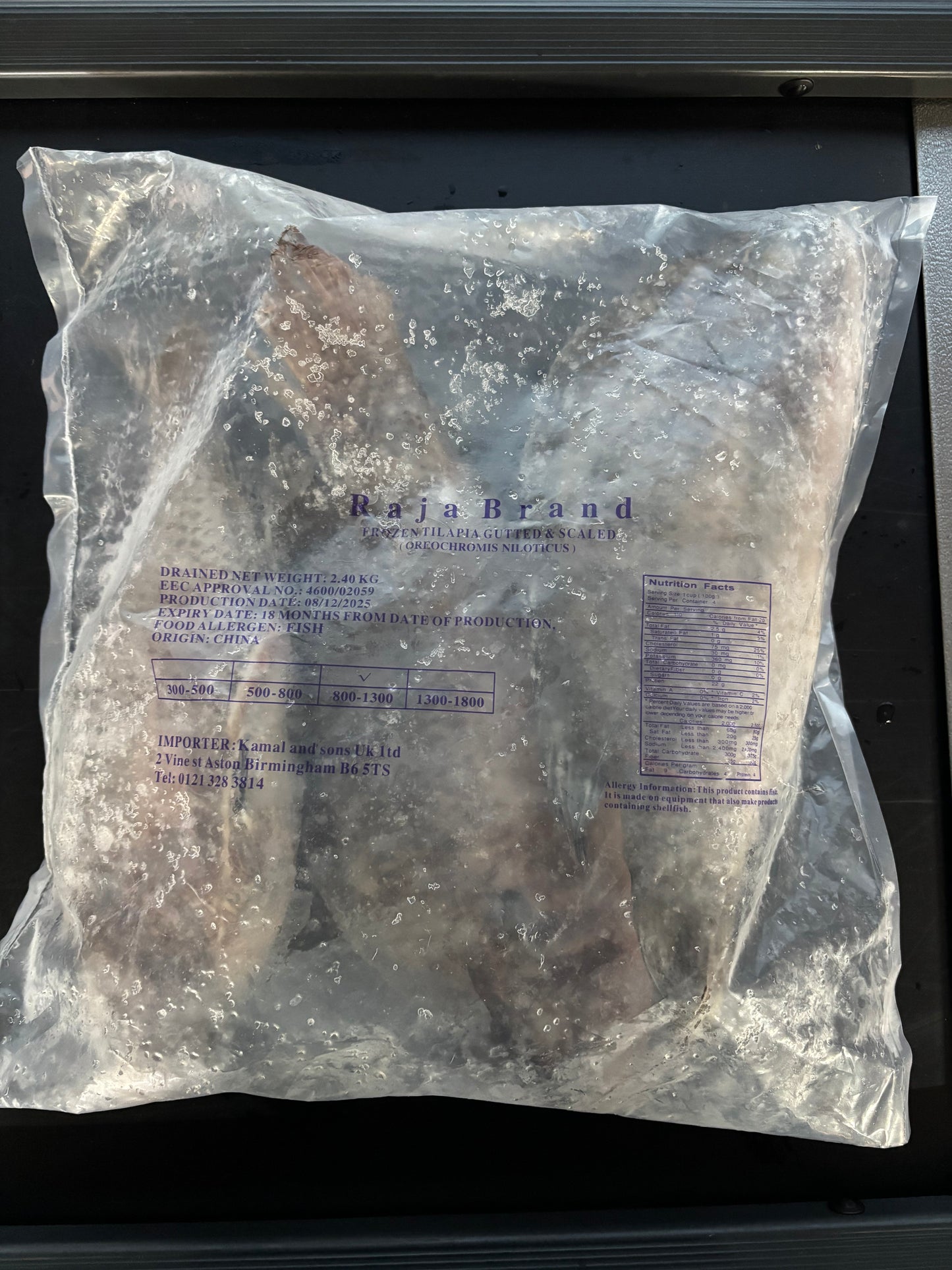 Frozen Tilapia (Large)-2KG