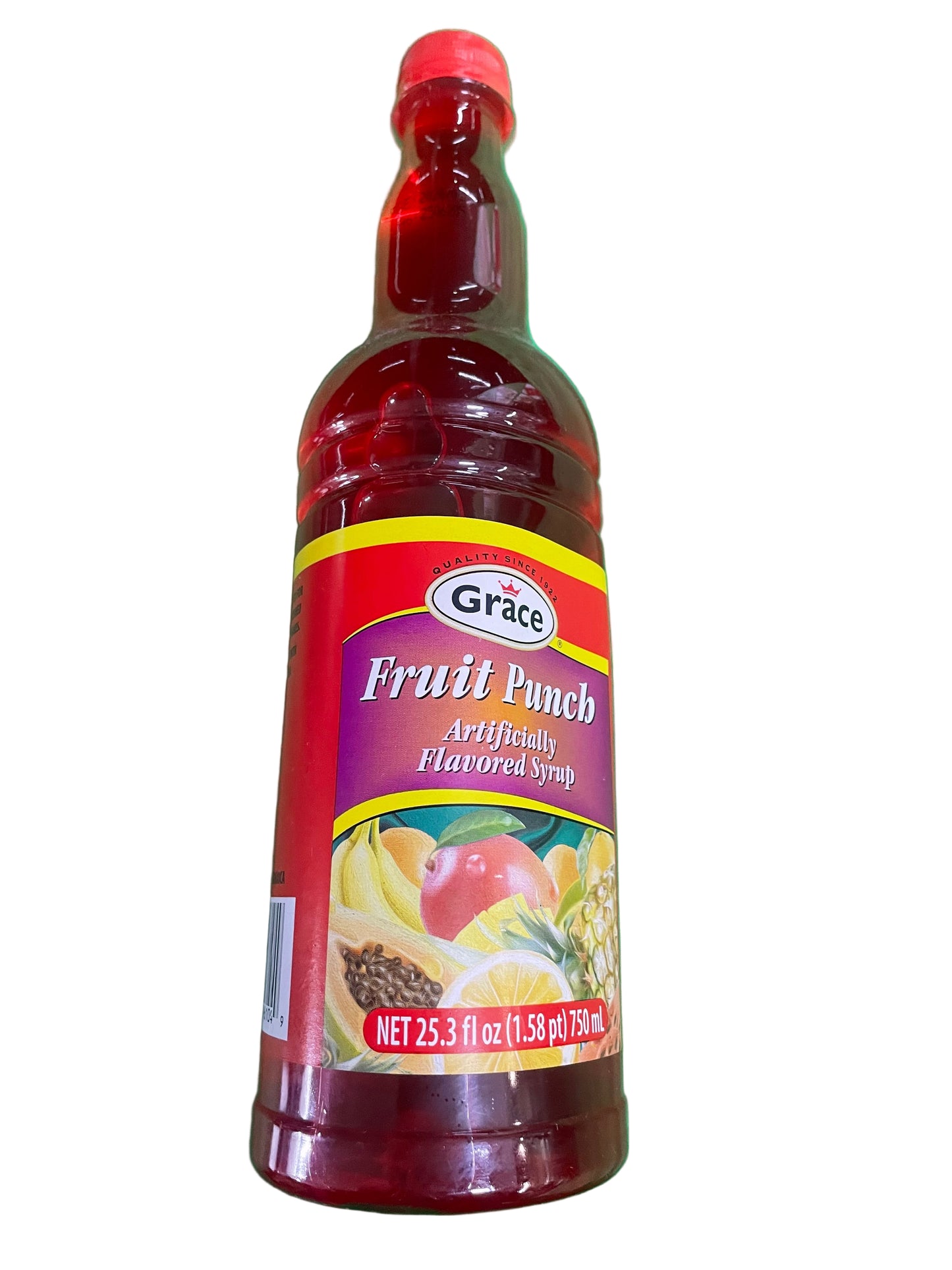 Grace Fruit Punch Flavoured Syrup (750ml)