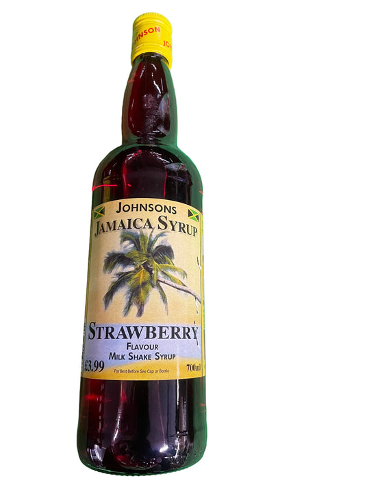 Johnsons Strawberry Flavour Milkshake Syrup (700ml)