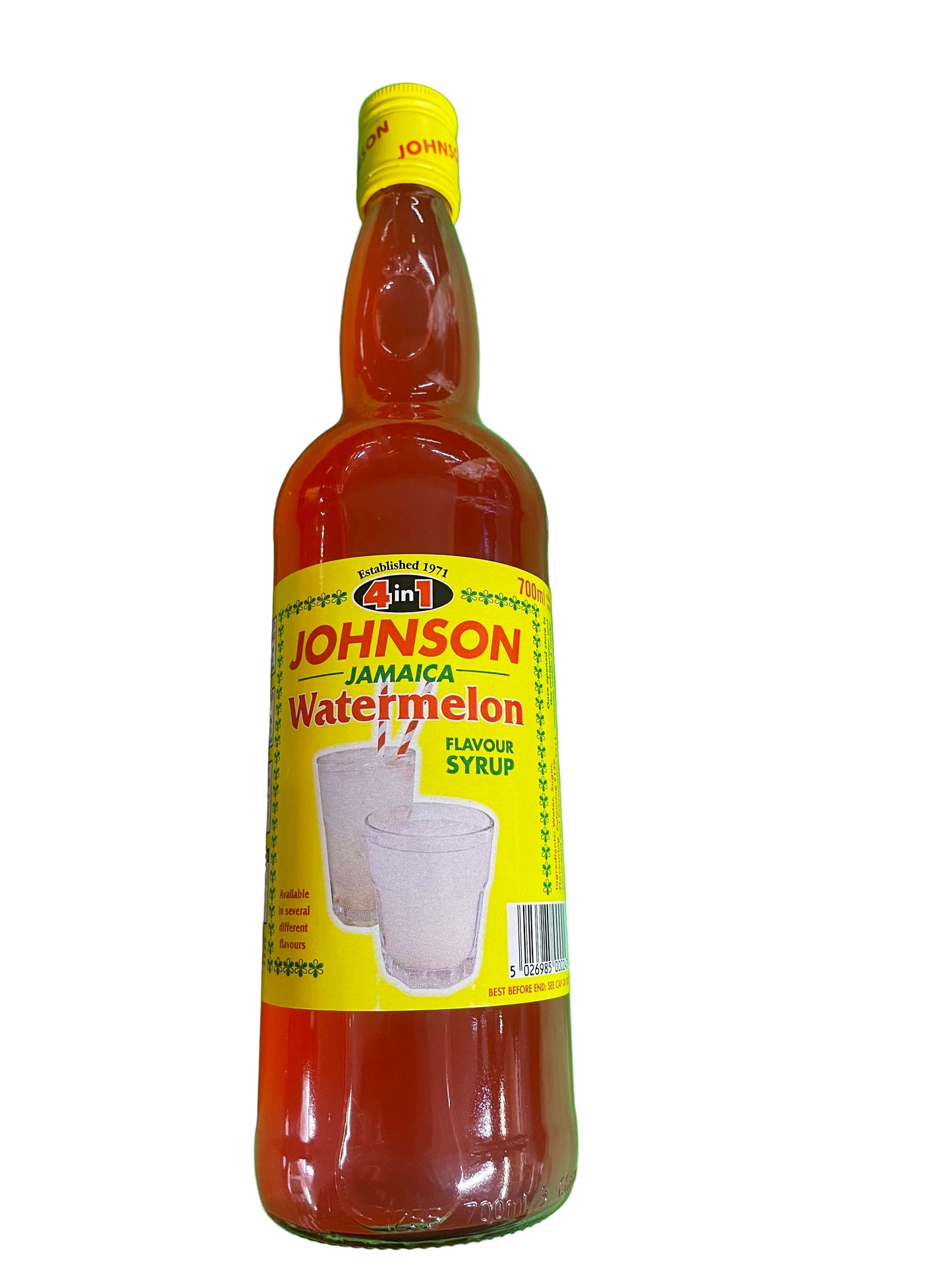 Johnson Jamaica Watermelon Flavour Syrup (700ml)