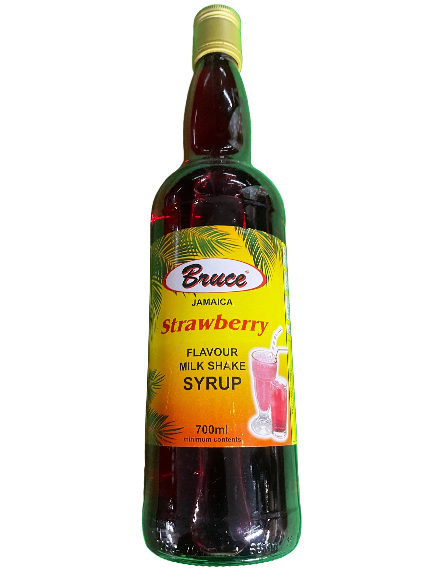 Bruce Jamaica Strawberry Flavour Milkshake Syrup (700ml)