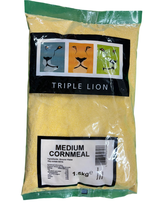 Triple Lion Medium Cornmeal (1.5Kg)