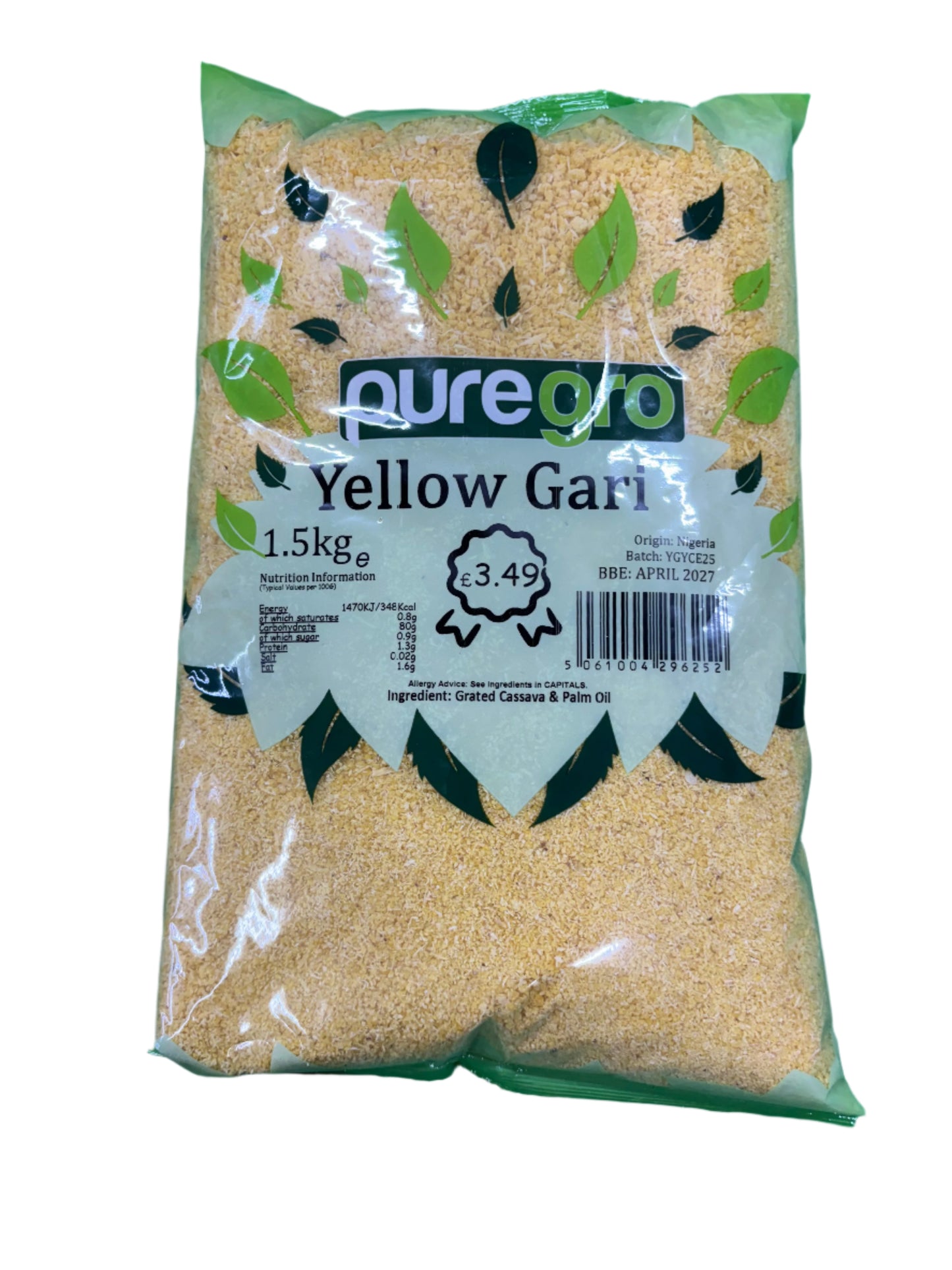 Puregro Yellow Gari 1.5kg
