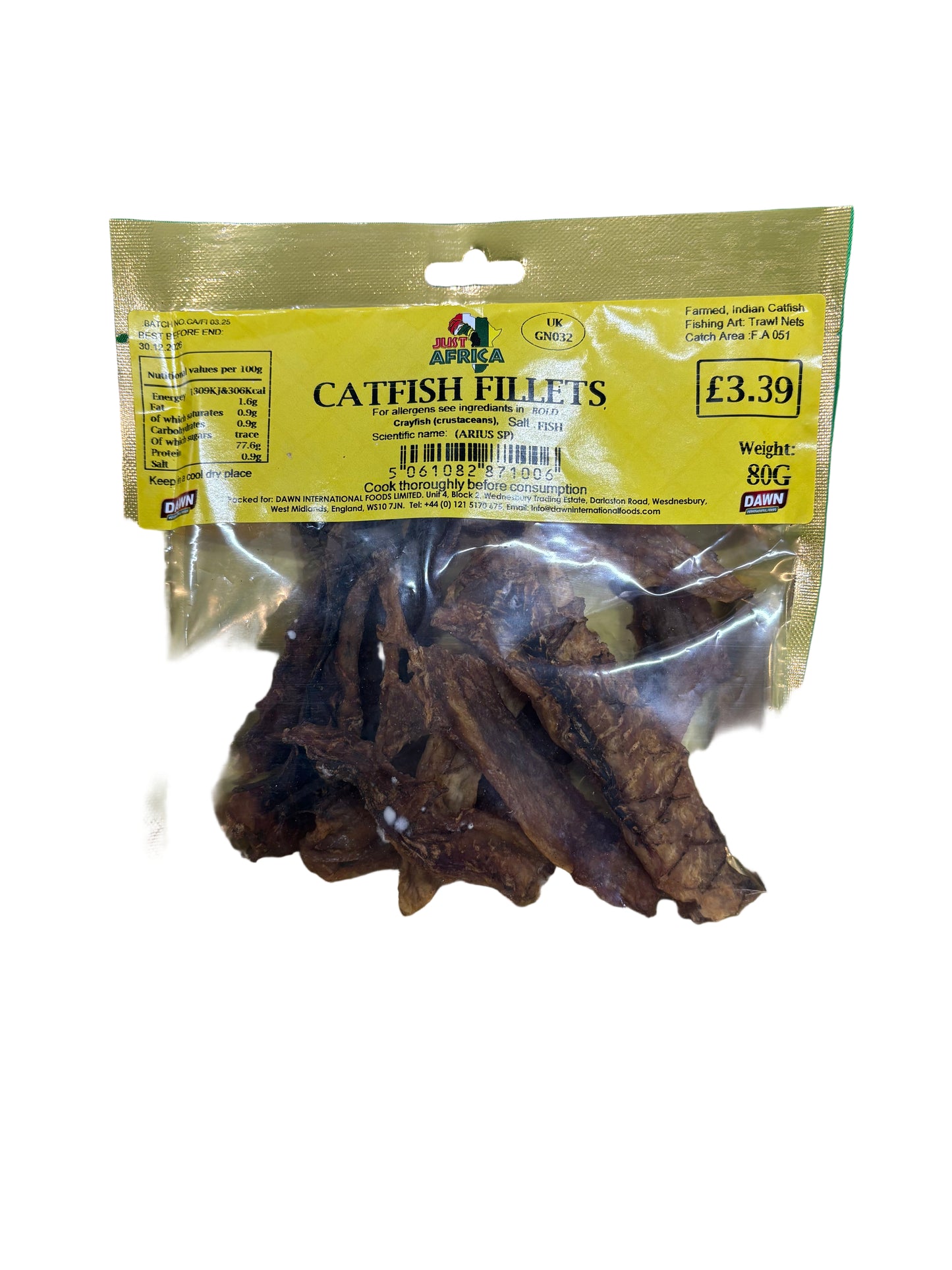 Just Africa Catfish Fillets