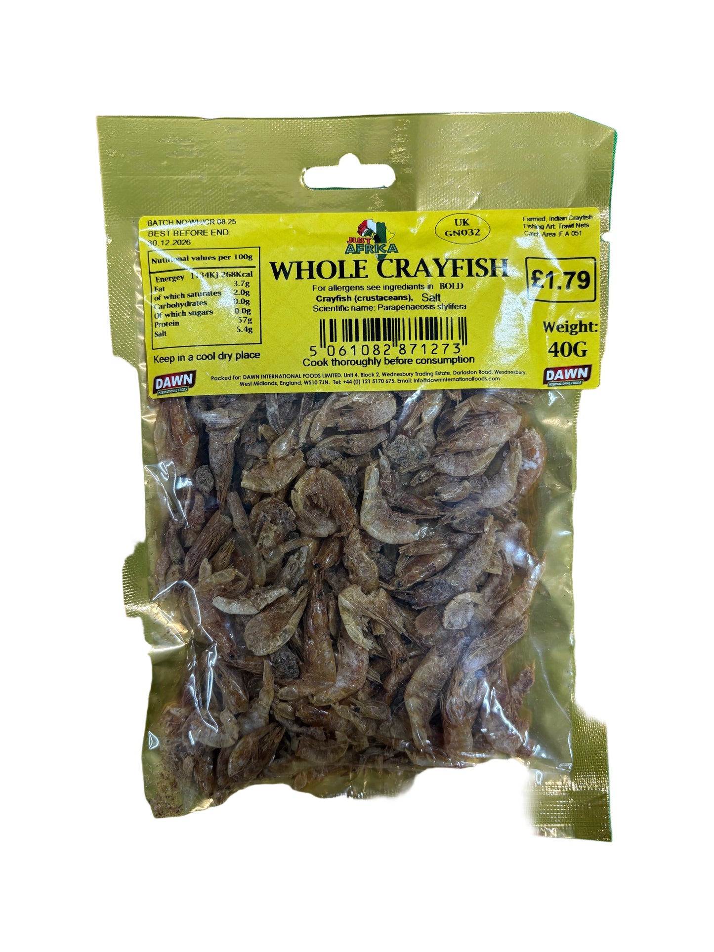 Just Africa Whole Crayfish