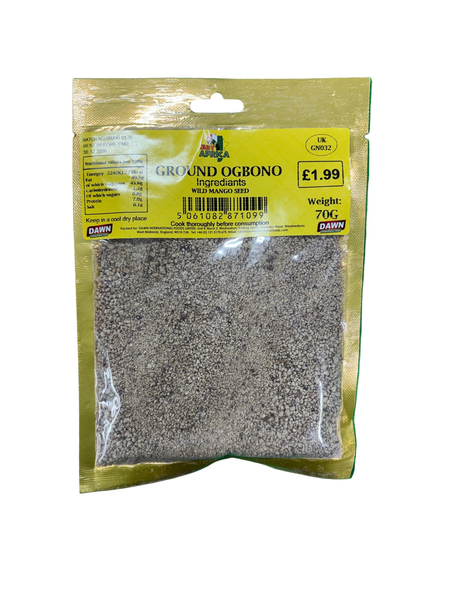 Just Africa Ground Ogbono (70g)