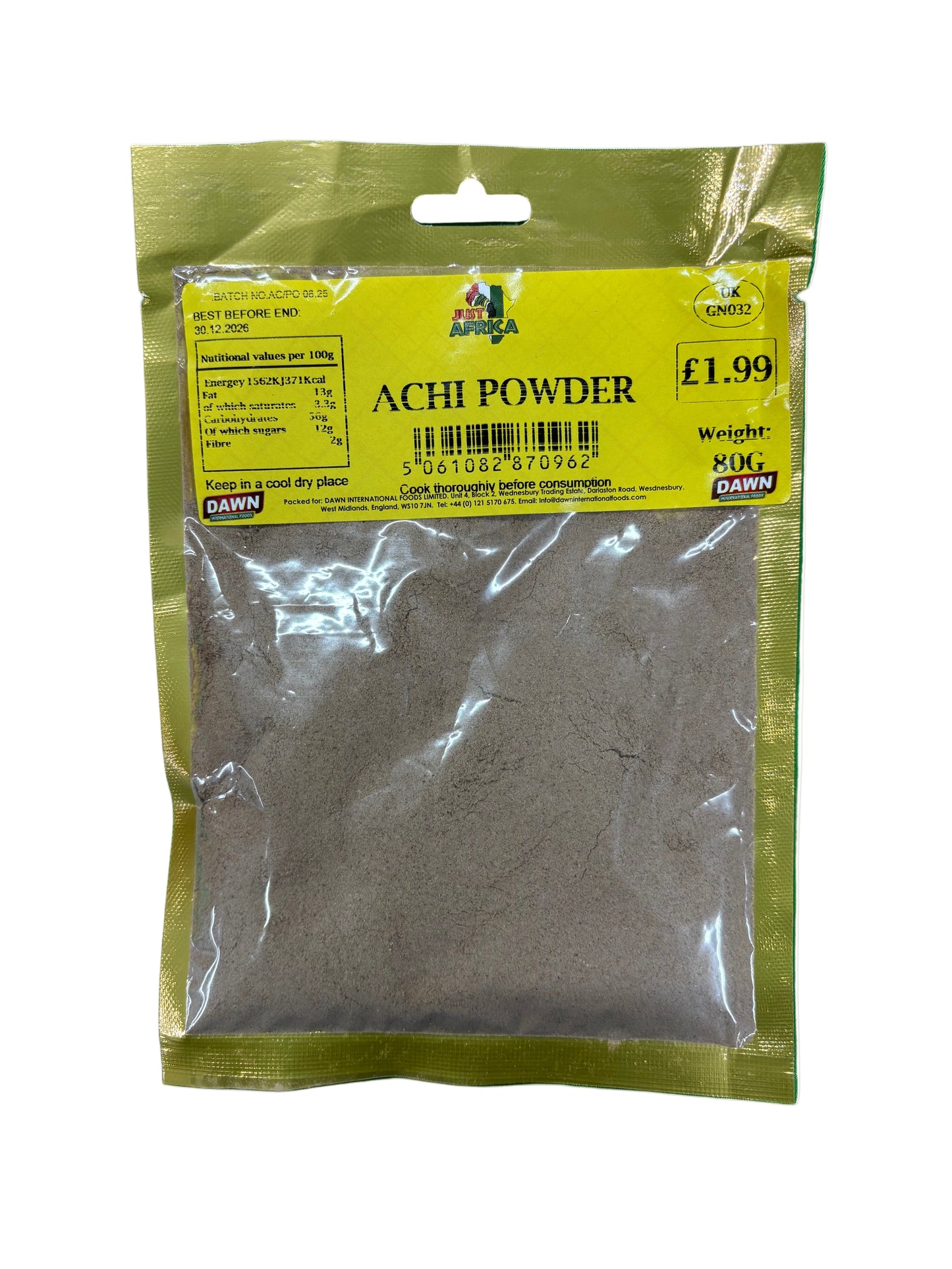 Just Africa Achi Powder (80g)