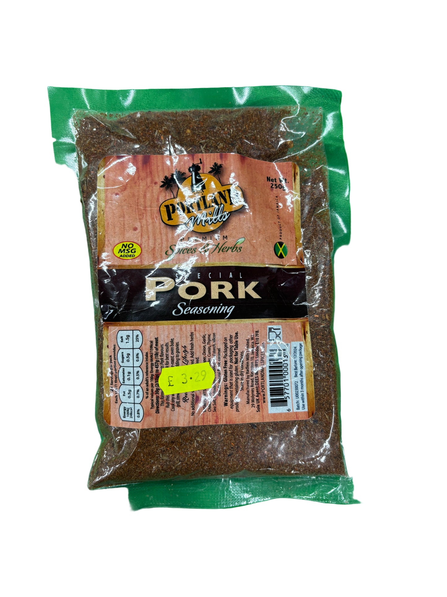 Portland Mills Pork Seasoning (250g)