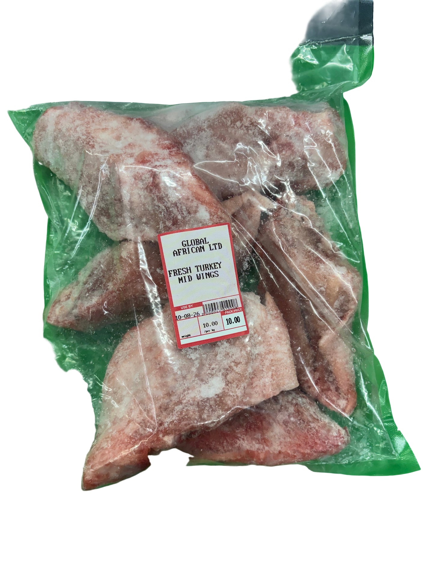 Fresh Turkey Mid Wings (Frozen)