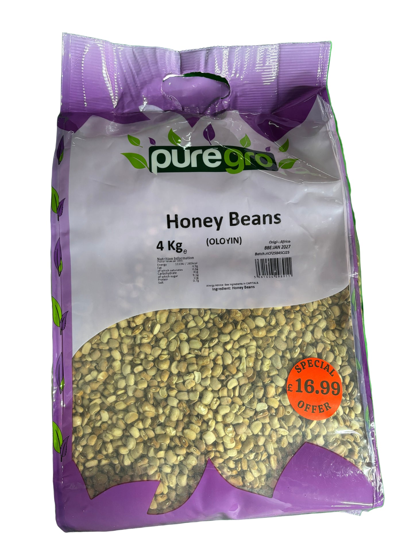 Puregro Honey Beans