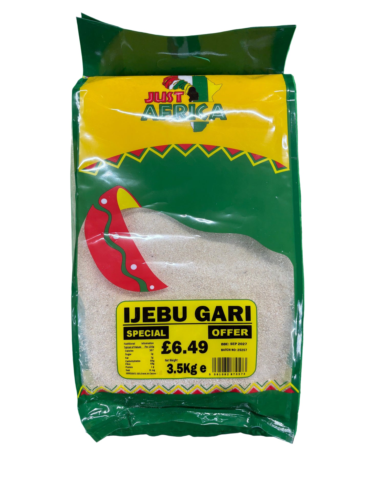 Just Africa Ijebu Gari 3.5kg