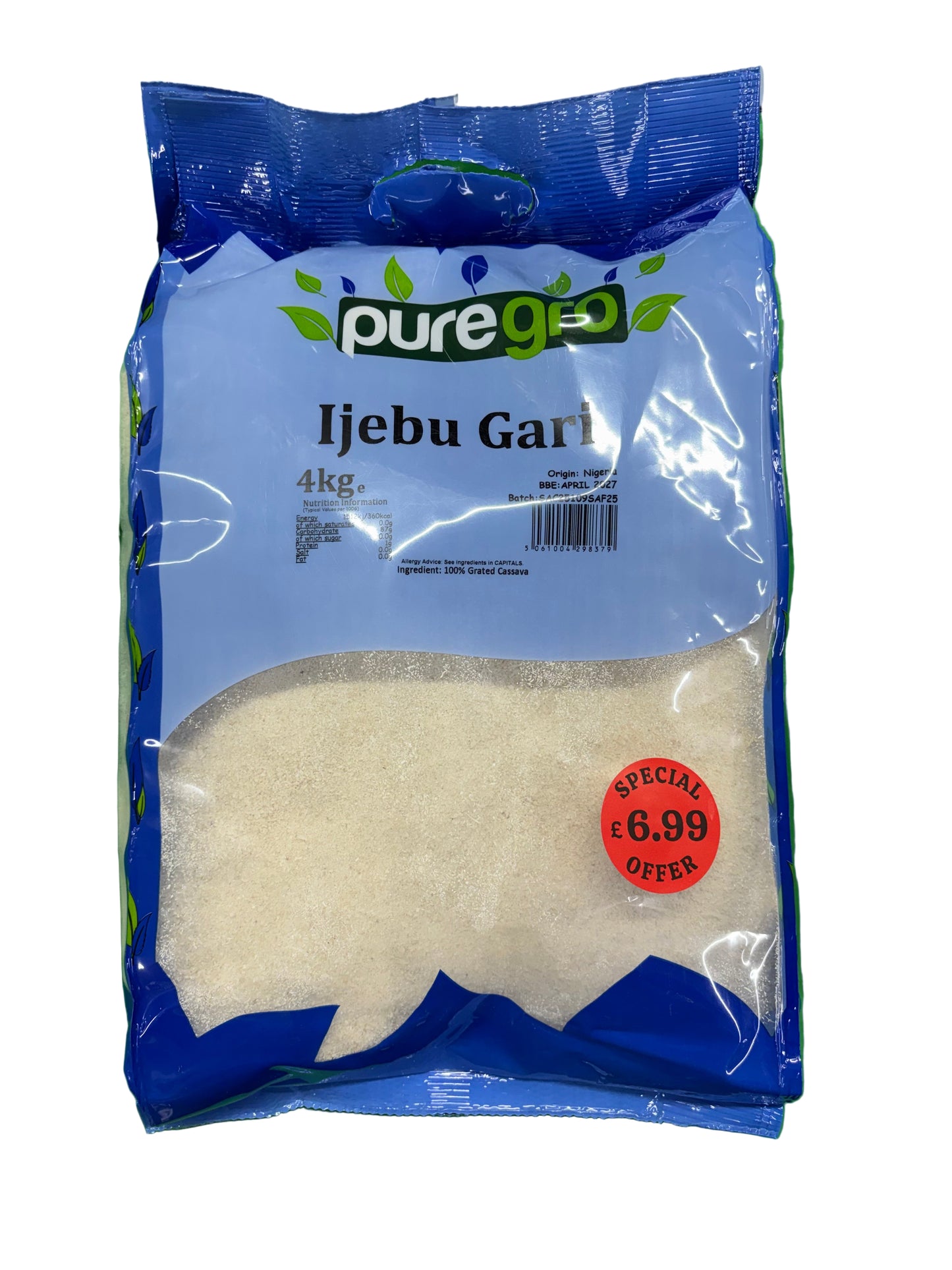 Puregro Ijebu Gari 4kg