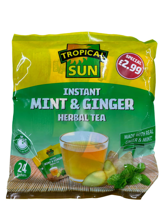 Tropical Sun Instant Mint and Ginger Tea