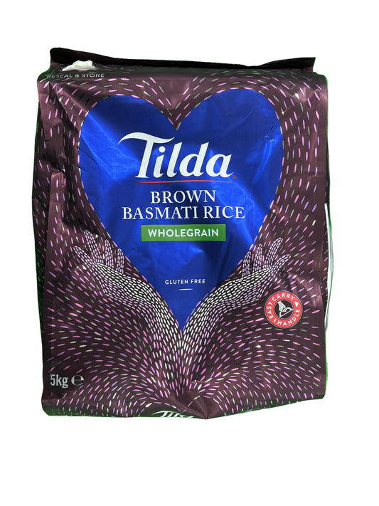 Tilda Brown Basmati Rice (5KG)