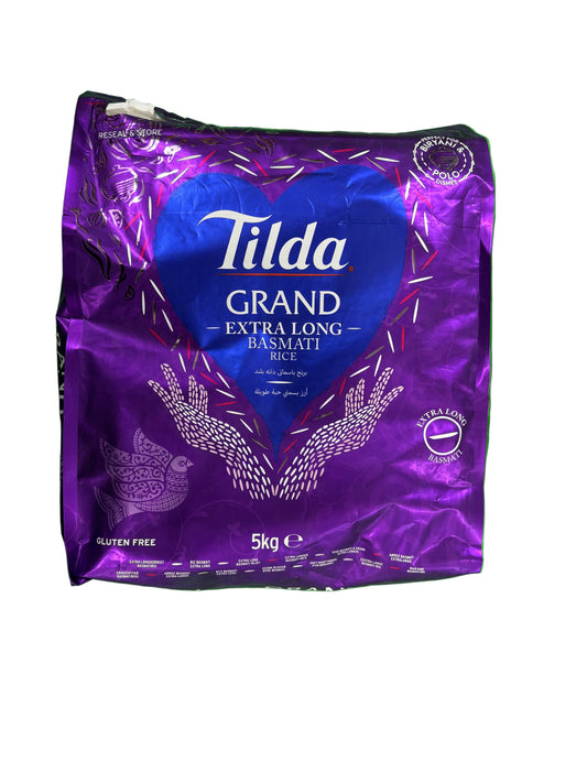 Tilda Grand Extra Long Basmati Rice (5KG)