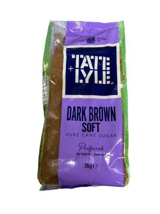 Tate+Lyle Dark Brown Soft Pure Cane Sugar 3kg