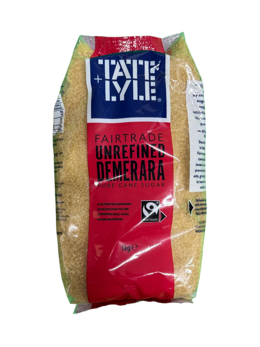Tate + Lyle Fairtrade Unrefined Demara 1kg